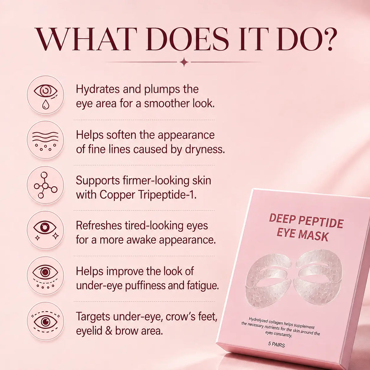 Peptide Collagen Eye Mask